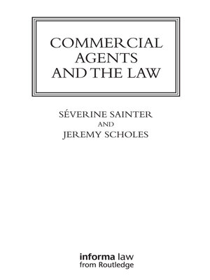 cover image of Commercial Agents and the Law